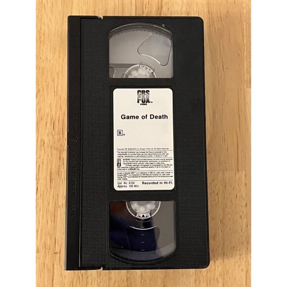 Game Of Death 1977 VHS Bruce Lee Martial Arts Kung Fu Chuck Norris Pre-Owned - Picture 3 of 4